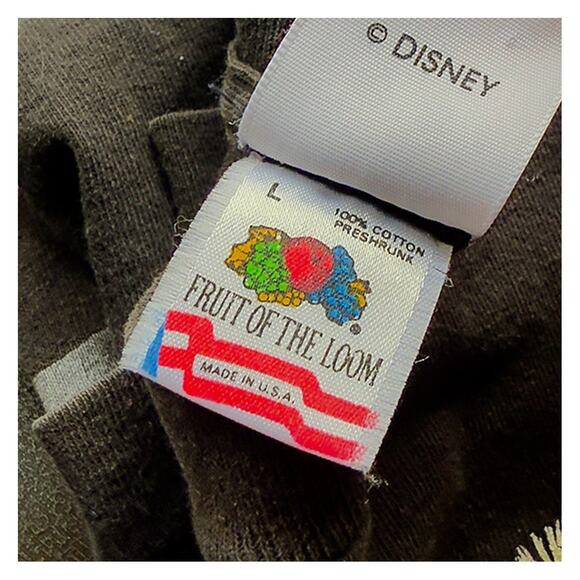 Vintage Disney Parks Magic Kingdom Tinker Bell Fireworks Graphic T-Shirt Large - Picture 6 of 7